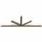 Ekena Millwork Saratoga Smooth Timber Gable Bracket, Douglas Fir, 96"W x 32"H x 3 1/2"D x 3 1/2"F, 8/12 Pitch GBW096X32X0404SAR00SDF - alternate 5